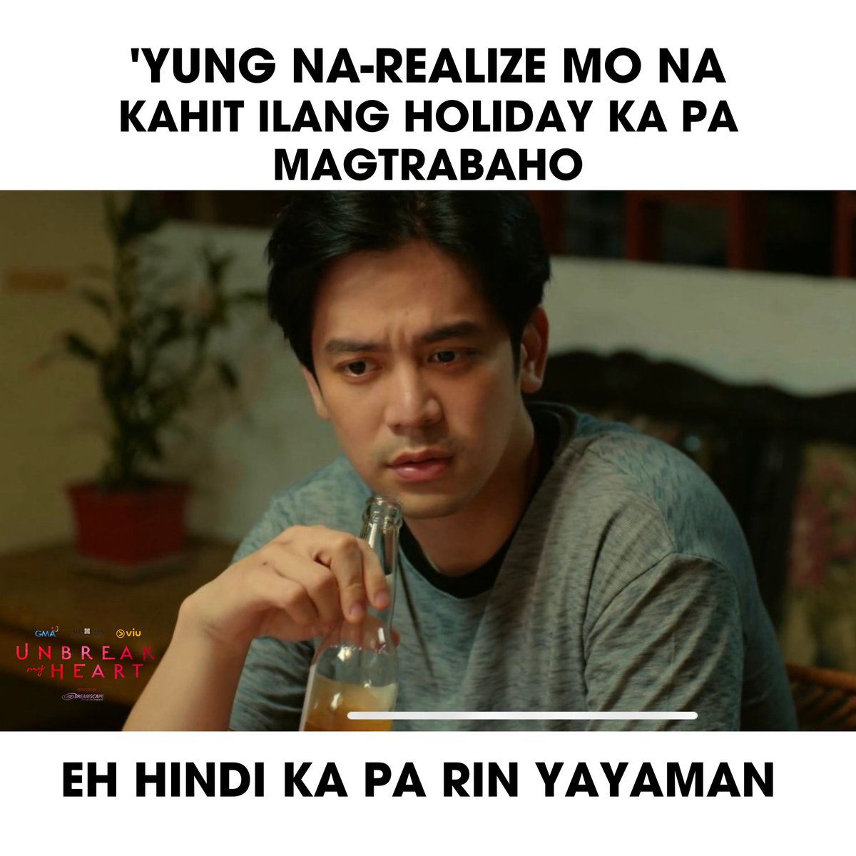 Group hug sa lahat ng hindi tagapagmana ng kumpanya! 

#UnbreakMyHeart