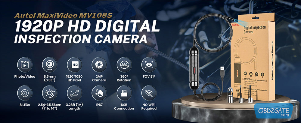 dtim6522's tweet image. Autel New Product Arrives: MaxiVideo MV108S
obd2gate.com/products/autel…
🔦 Turn MaxiSys tablet into a precision inspection scope for those hard-to-reach places.
🌟 Capture every detail with the 1920P HD digital camera.
#AutelMaxiVideoMV108S #InspectionInnovation #VisualPrecision