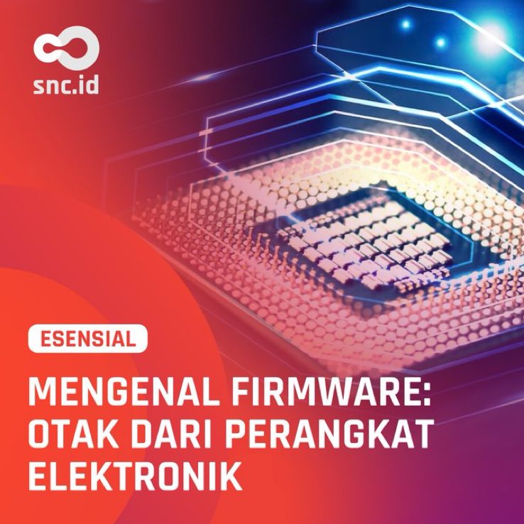 SNC_idn's tweet image. Otak dalam perangkat elektronik, apakah kamu mengetahui tentang Firmware?

#YourEssentialPartner #CyberSecurity #Cybercrime #Cyberattack #Firmware #Software