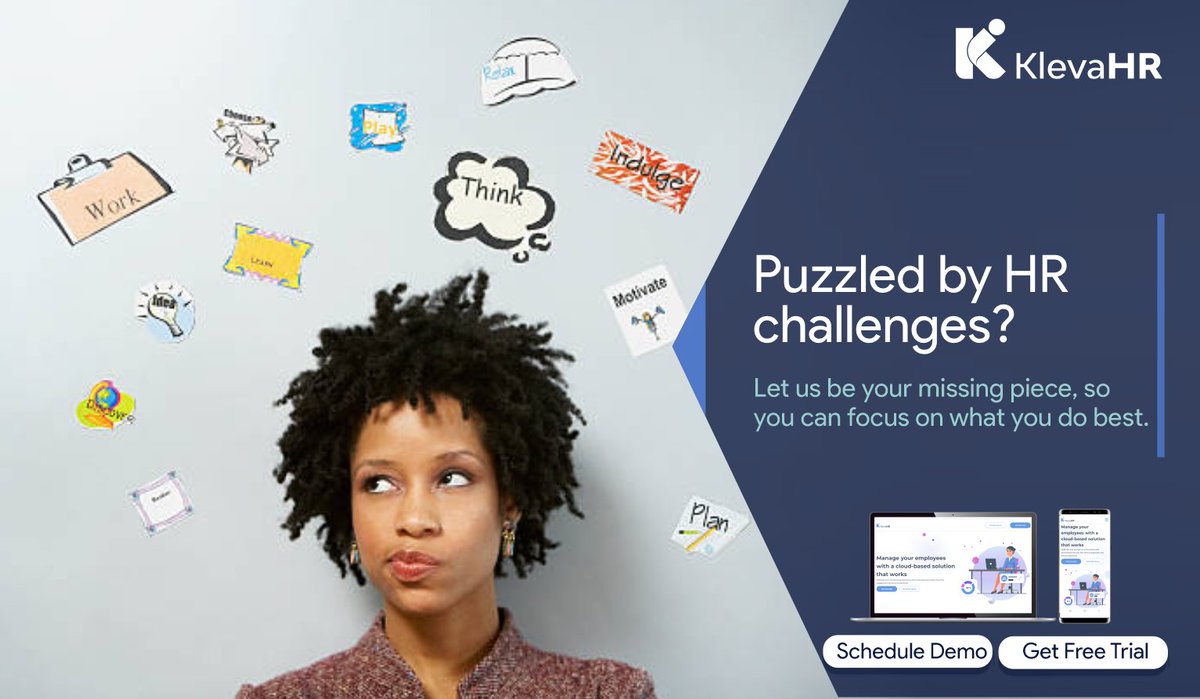 KlevaHR's tweet image. Need help with HR? We&apos;re here to help. Let us be your missing piece so you can focus on what you do best.  Our HR software- KlevaHR can help you create a more positive and productive work environment.
#HRsoftware #recruitmentsoftware #onboardingsoftware #KlevaHR