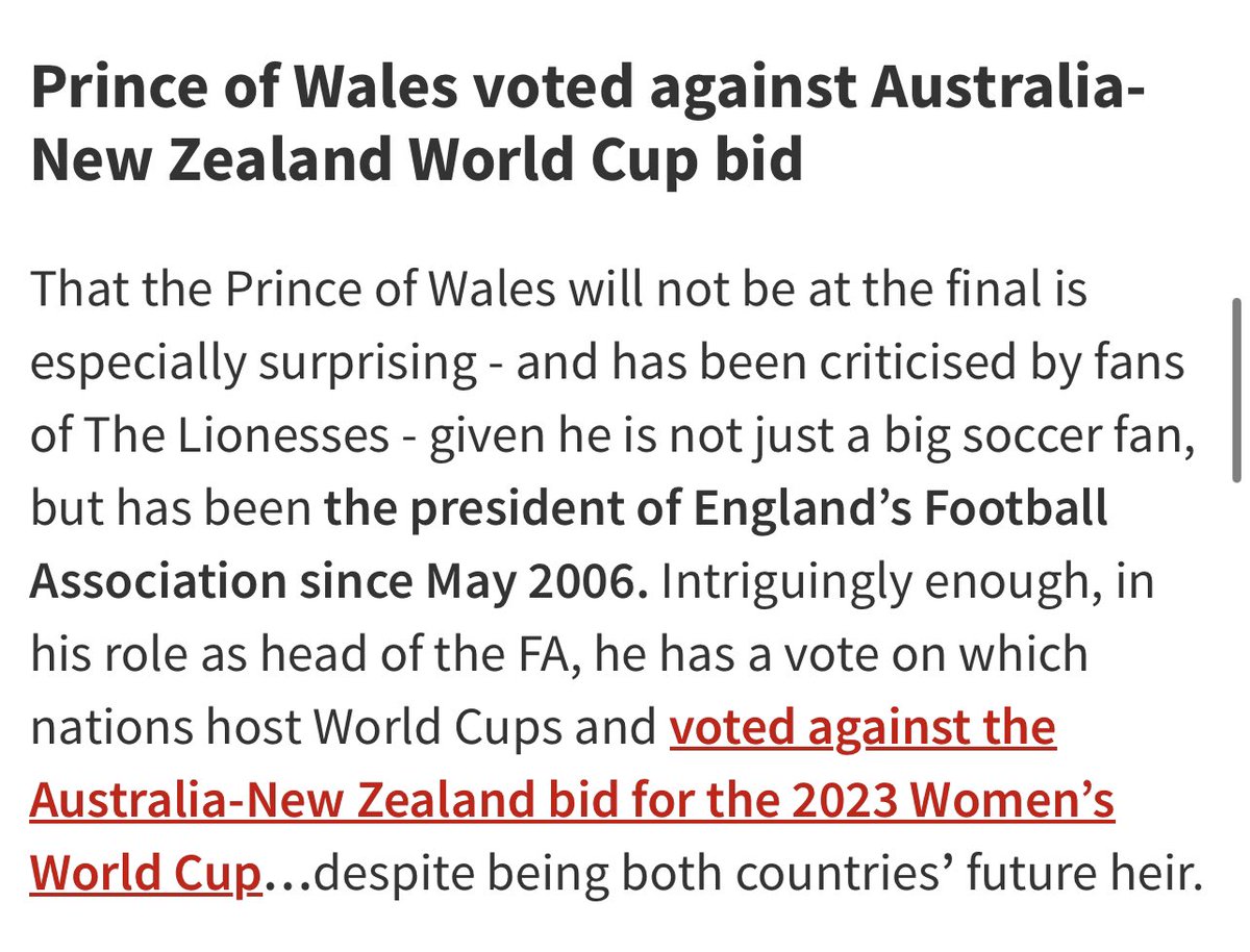 On the back of an incredible, exhilarating, nation-changing, unifying, transformative month.

Just leaving this here.

#FIFAWWC
#Matildas
#AussieHeadofState
#AussieRepublic <a href="/AusRepublic/">Australian Republic Movement</a>