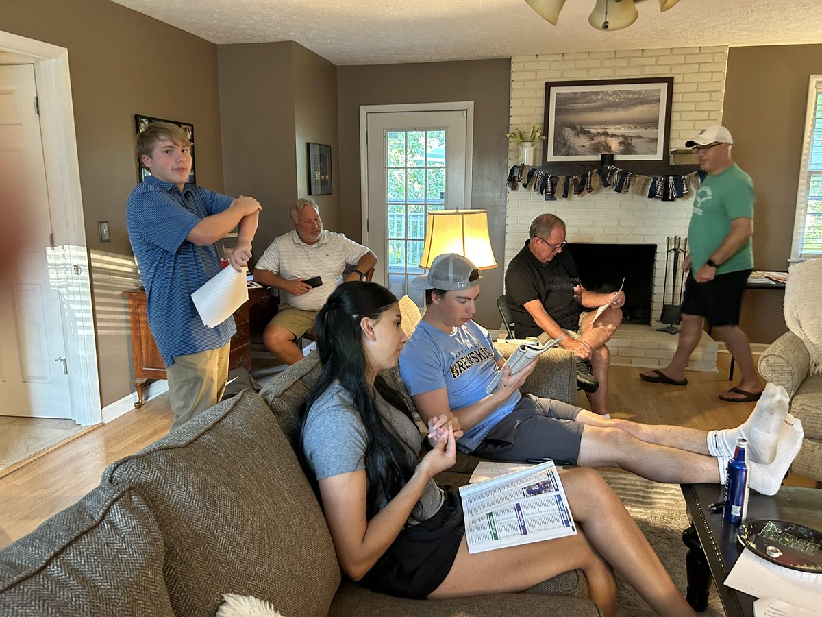 One of my favorite days of the year. Family, Friends and Fantasy Football. Year 8 of our annual league. Great food, comments on the picks and laughter throughout.