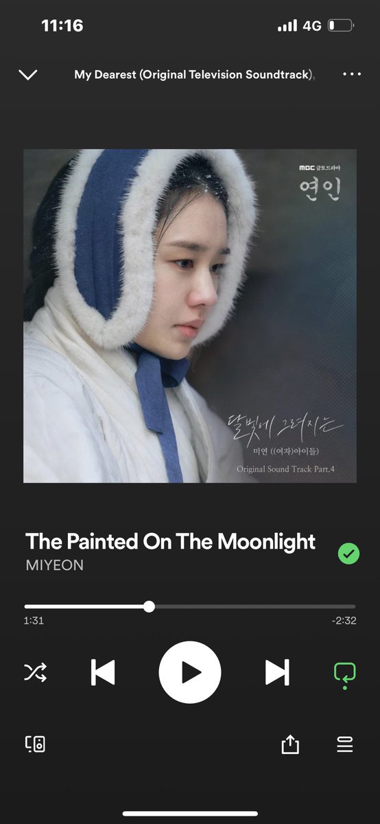 So Miyeon’s OST “The Painted On The Moonlight” came out recently! Remember to add the song when streaming for the girls! 🎧 🎶 🎵😎😉!

Spotify Link to Song: open.spotify.com/track/2SCOjgC1…

We will be playing it in <a href="/STATIONHEAD/">STATIONHEAD</a> streaming parties daily too!