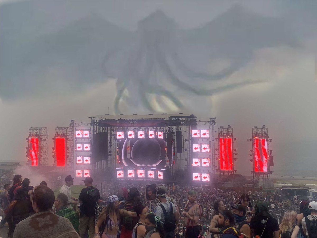 SpiceRatDnB's tweet photo. Bass Canyon production looking different this year😳🫣 https://t.co/oOasFKBVZ3