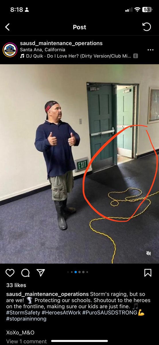 eripedroza's tweet photo. @SantaAnaUSD So how are you planning to dry carpet overnight? It takes you a while to do so over summer break doubtful it will dry completely overnight? Do you have enough maintenance guys to assess all computes. Let’s not forget the power went out in some places. Internet down etc etc!  🤔 https://t.co/xW0oAS0cxf