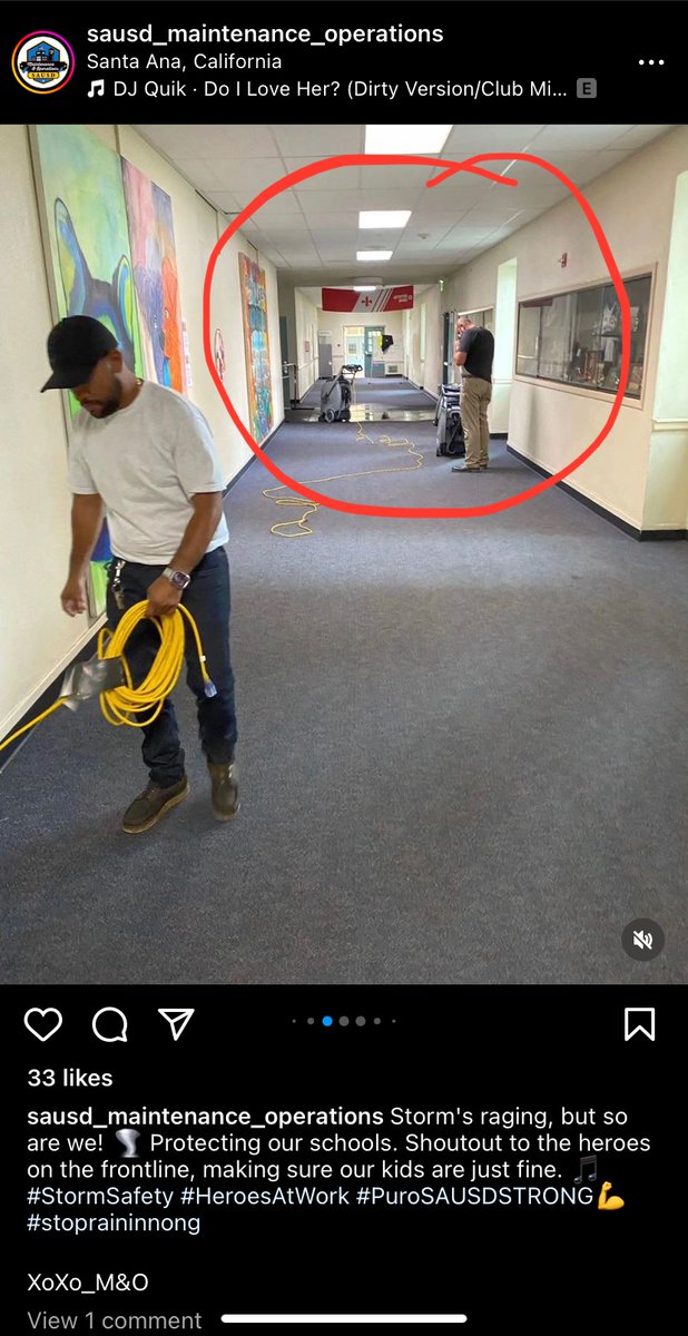 eripedroza's tweet photo. @SantaAnaUSD So how are you planning to dry carpet overnight? It takes you a while to do so over summer break doubtful it will dry completely overnight? Do you have enough maintenance guys to assess all computes. Let’s not forget the power went out in some places. Internet down etc etc!  🤔 https://t.co/xW0oAS0cxf