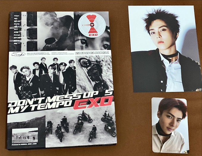 weareone_97's tweet photo. WTS | LFB | PH ONLY 🇵🇭

EXO: Don’t Mess Up My Tempo - Allegro Version 

- complete inclusion with pob
- mint condition 
- ₱400
- ggx ; gcash 

#hutacarts 

🏷️ exo xiumin lay suho baekhyun chen chanyeol do kai sehun DMUMT exo album pc https://t.co/yJXCY8rvak
