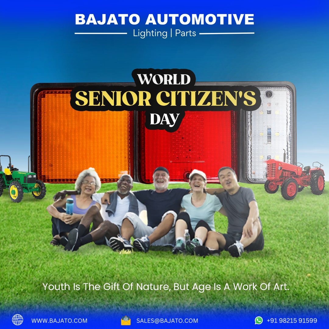 Today, we celebrate and honor the wisdom, experience, and contributions of our beloved senior citizens. They are the pillars of our society, and their guidance has paved the way for a brighter future. 
🌟 Happy Senior Citizen Day! 🌟 

#bajato #seniorcitizen #litegreen