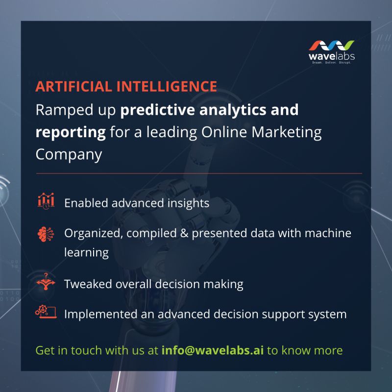 WavelabsTech's tweet image. A great #business always needs great service!
It’s crucial to build an #onlinepresence for every #enterprise. We can help you tweak up certain features which can drastically impact your #marketingandsales! Contact us at tinyurl.com/y4wzu4sm to know more.