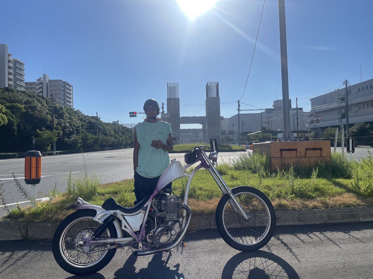 神戸ニューオーダーチョッパーショー自走出展時の迷子の時、