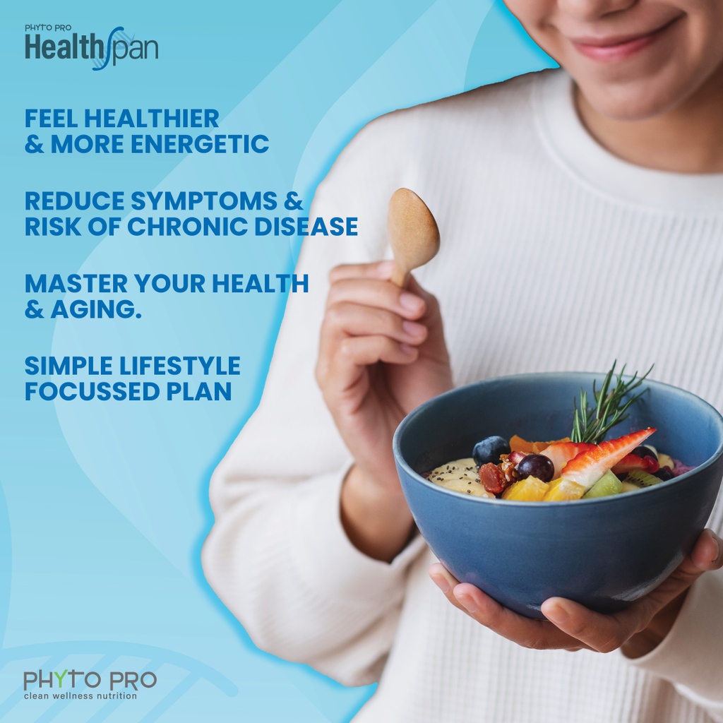 Phyto_Pro's tweet photo. The Phyto Pro HealthSpan Plan is a gentle guide to help you make daily lifestyle choices with more awareness of how these choices today affect your health status of tomorrow.

#PhytoPro #HealthSpan #PhytoProHealthSpan #FeelTheDifference #Health #LiveYourBestLife https://t.co/mHMgg4DOKM