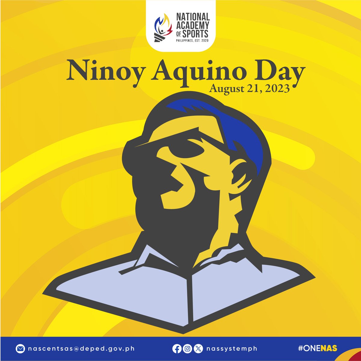 nassystemph's tweet photo. On this day, we honor a true Filipino hero who believed in a brighter future for our nation. As he famously said, "The Filipino is worth dying for." Let's reflect on his sacrifice and continue working towards the progress and unity he envisioned.

#OneNAS https://t.co/ILXPm9W1NN