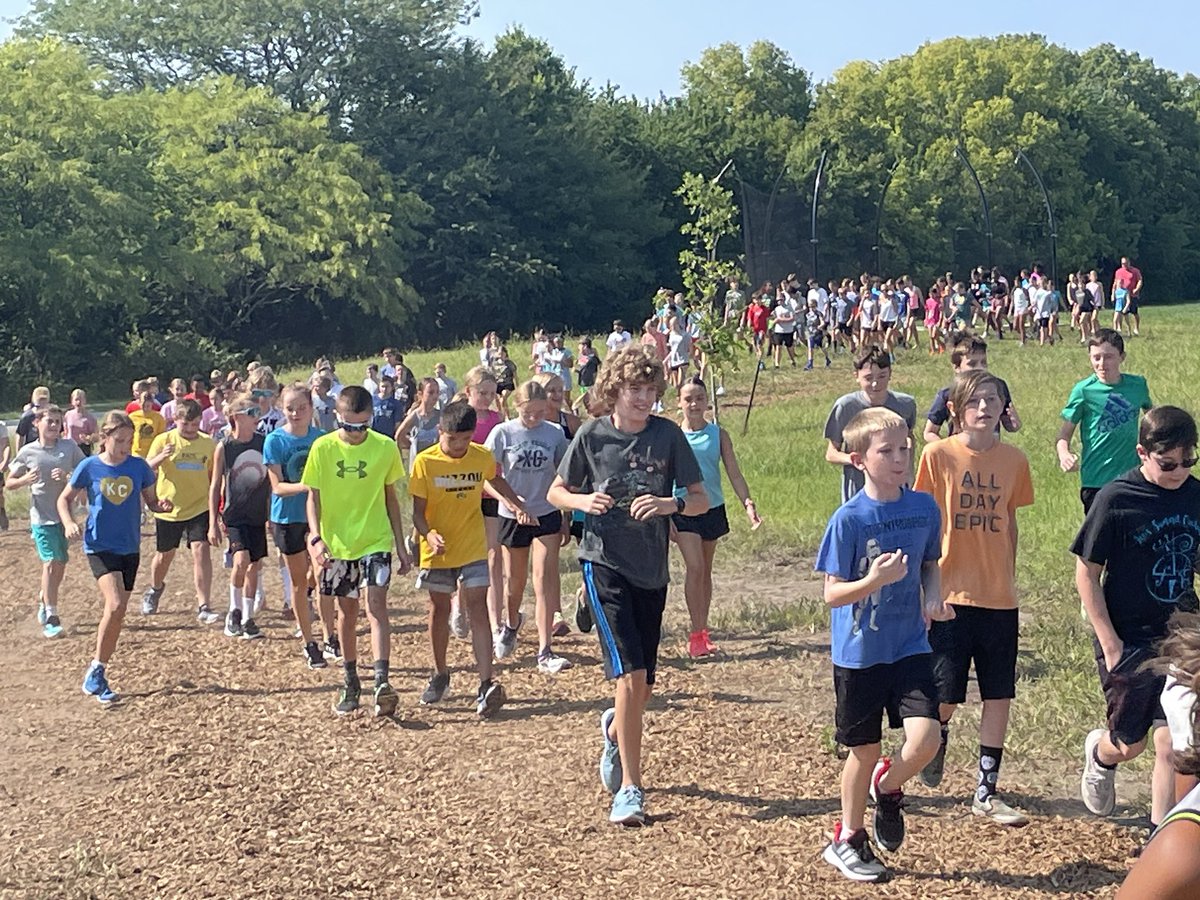 Now that’s a herd of Bison! 
XC team checking out their brand new course.