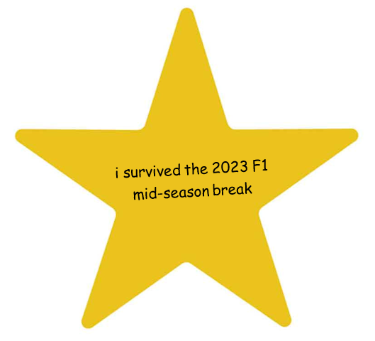 ausgrandprix's tweet photo. IT'S FINALLY RACE WEEK!!!!!!!!!!!!!!!!!!! 😁

Here's a gold star for surviving the #F1 race week drought 🌟

#DutchGP https://t.co/gLowdVXMGE