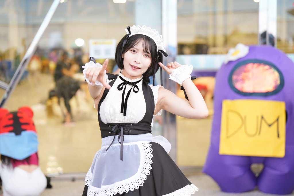 AwesomeCheuk's tweet photo. 20230820 - FF41 Day 3 
Maid服のJillさん
Thank you coming to 台湾
@JILL_mw 
#jill_mw https://t.co/qez4yPSzM0