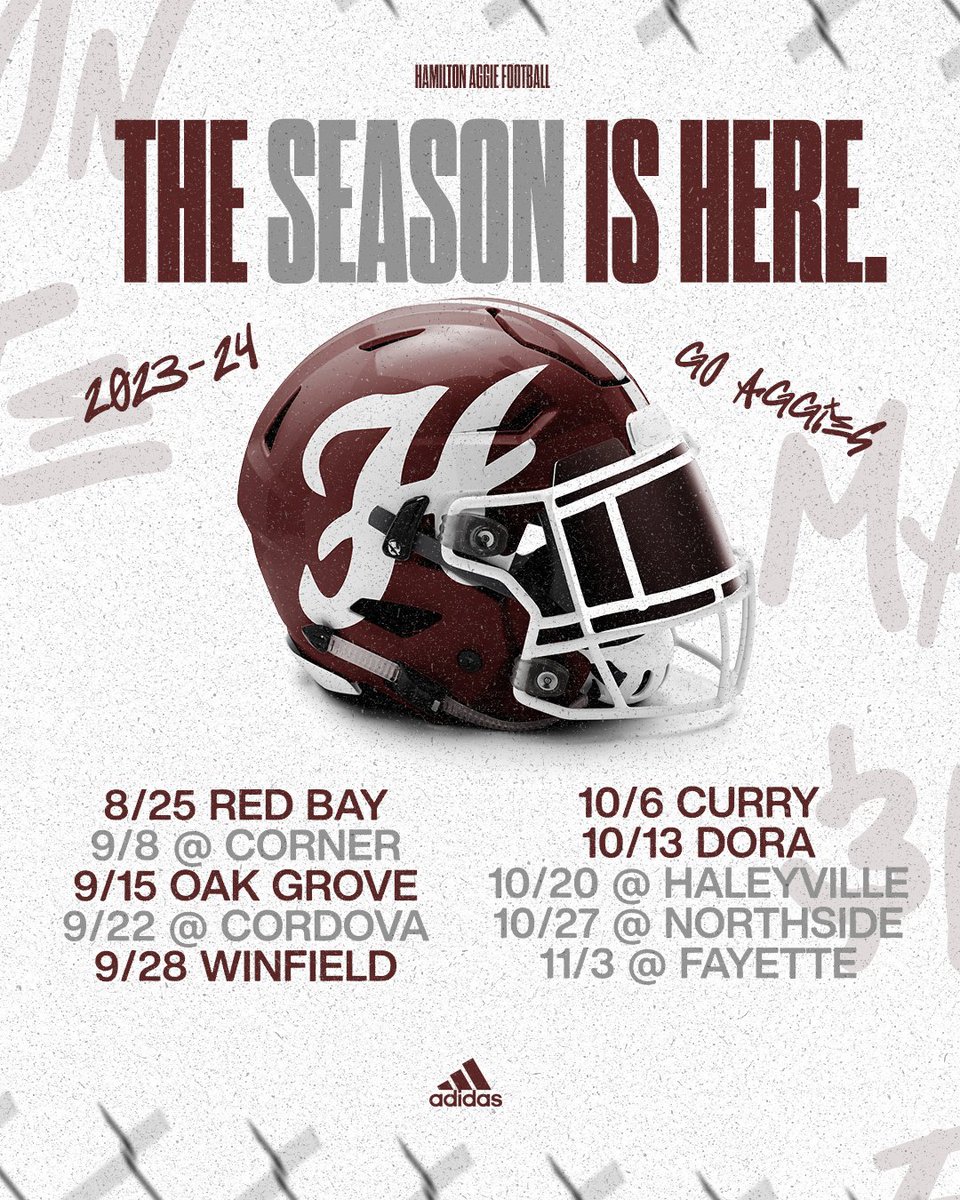 Hamilton Aggie 2023-24 Schedule ✨

<a href="/HHS_Aggie_FB/">Hamilton High School</a> 

I love how this turned out.
Contact me for inquiries ✉️