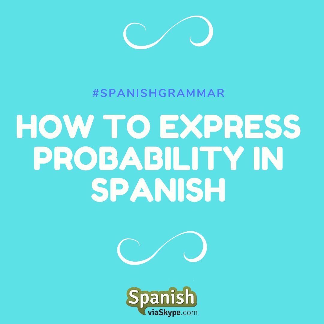spanish_skype's tweet image. Do you know how to express probability in #Spanish? 

Read in the commets below and we’ll help you!    

#spanishforbeginners #Spanish #LearnSpanish