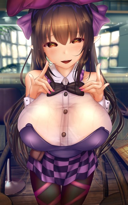 2年前描いたバニーはたてちゃんを
今の塗り風に変更しました
 #バニーの日 