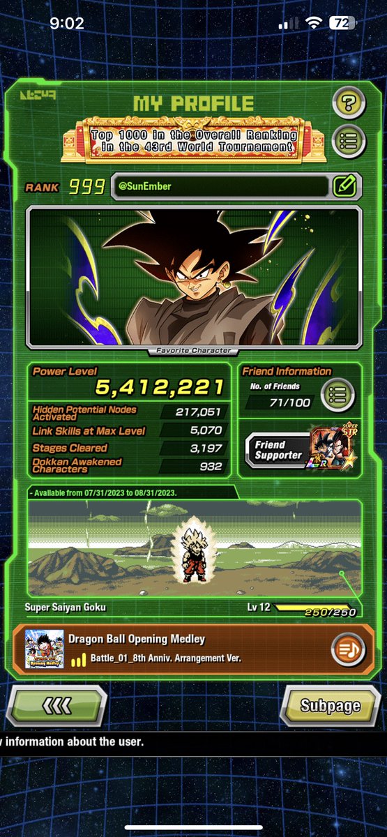 Post your power level data below 👀 #DokkanBattle #dokkanbattleglobal #Dokkanbattlejp