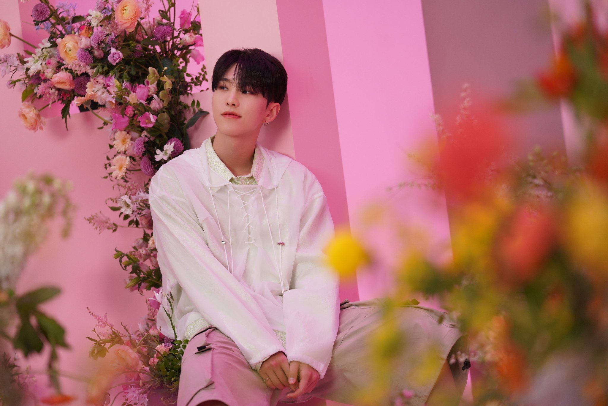 SEVENTEEN セブチHANA MA-1  ブルゾンPINK SEVENTEEN セブチHANA MA-1 ブルゾンPINK - メルカリ