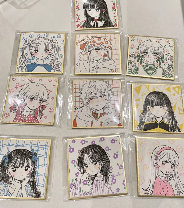 在廊してます!
豆色紙追加しました 