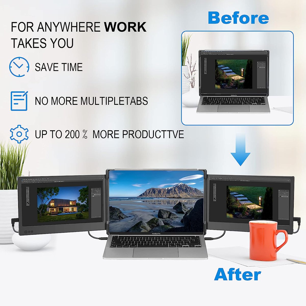 IntroduceVideo's tweet image. Features/Details! APILDELLA 14’’ Triple Laptop Screen Extender, 1080P FHD Portable Dual Monitor for Laptop USB C HDMI...#LaptopScreenExtender #APILDELLA #APILDELLATripleLaptopScreenExtender #ScreenExtender #TripleLaptopScreenExtender #DualMonitorforLaptop pinterest.com/pin/5956714882…