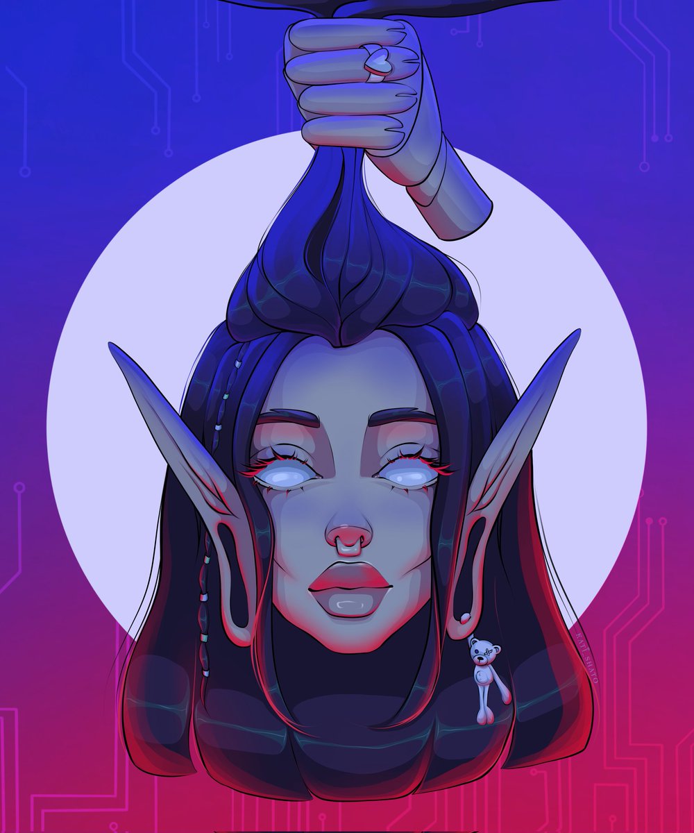 Kati_Shato's tweet photo. Happy Monday 💙 

These Tsantsas available on @objcts_io 

10 $TEZ 

https://t.co/QWWre1OCgh

#kati_shato #blamekato #NFTkid https://t.co/mfzqZIp4FP