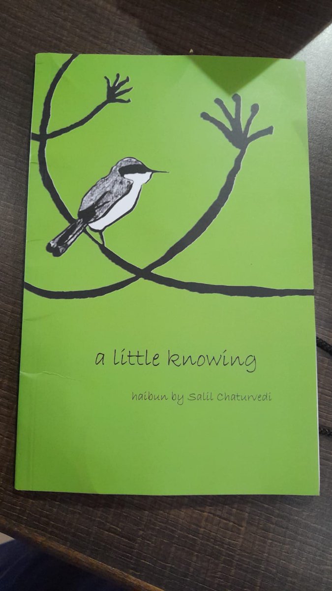 kshatra's tweet photo. A little knowing, Salil's book of haibun, is now available worldwide on Amazon. On https://t.co/wJq0LAX9ST in India.
#salilchaturvedipoem https://t.co/cqA1vp53Lq