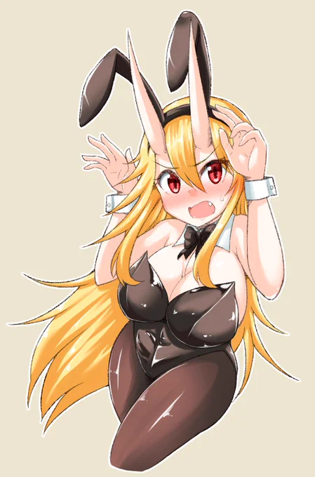 #バニーの日鬼嫁ちゃんにお願いしてバニー服着てもらいました!! 