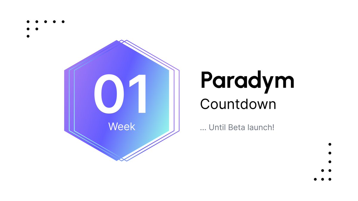 Only 1 more week until our Beta launch! 🚀🚀🚀 
Our team is excited to share our hard work with the world and make digital identity easy to work with for every builder.