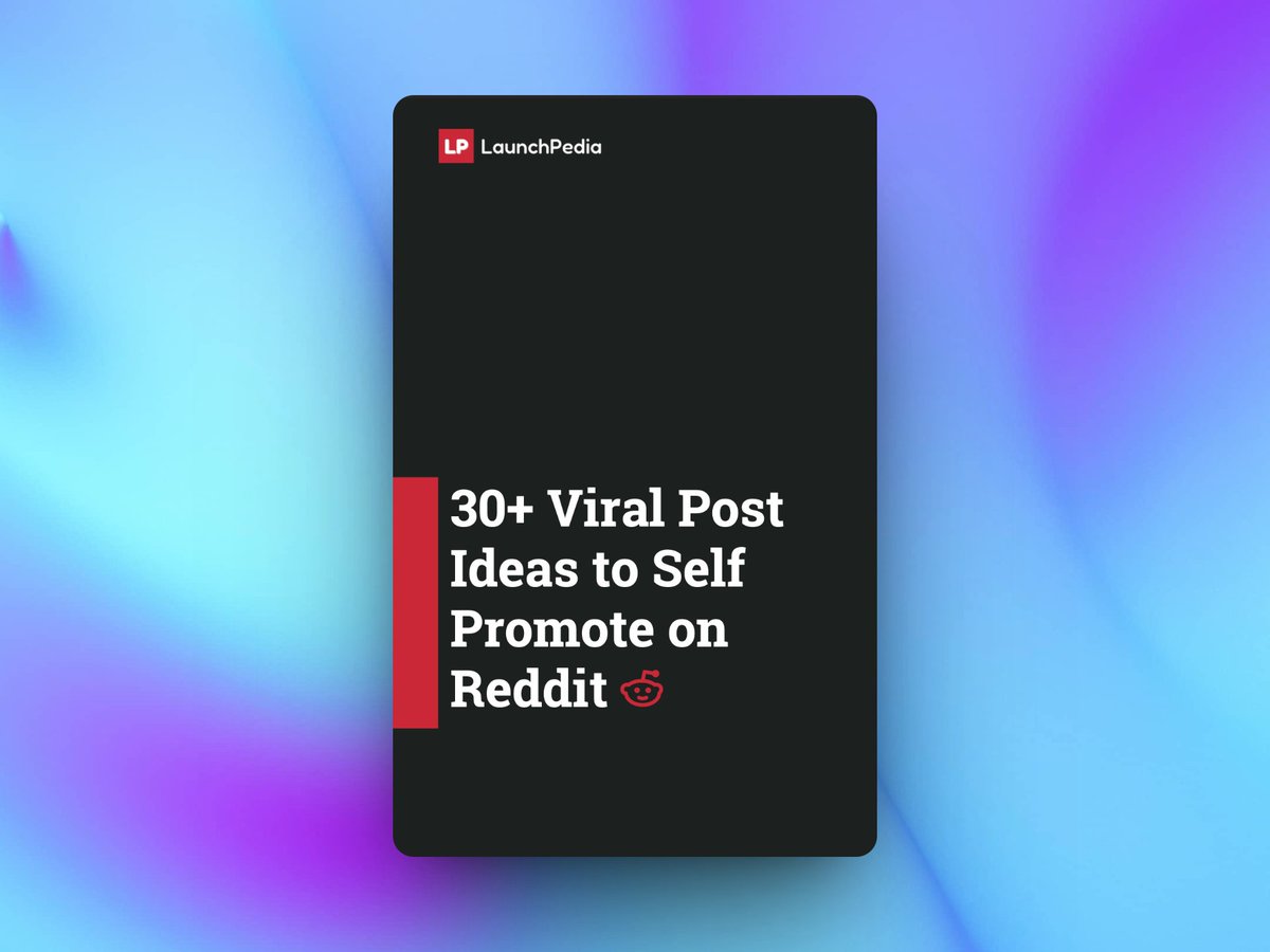 Nithin_Jawahar's tweet photo. Reddit gets 1.8B website visitors a month 🧨

But still most founders are afraid to share their product on subreddits because their post keep getting downvoted & banned.

However, there is a very specific way to self promote your product on reddit & get traffic without getting banned. 

We spent weeks analysing the top performing posts on reddit of all time,

And found out the exact post template to self promote on each subreddit.

After we applied these winning post templates, our reddit posts went from being downvoted & removed to getting upvoted and loved by the reddit community ♥️

Today our posts have 20,000+ views and 100's of link clicks to our product from reddit 🚀

I'm putting together all our winning reddit post templates together into an ebook for indiehackers to copy & promote your product on reddit.

And It is going to drop tommo at an early bird price.

Stay tuned🤞

(Comment 👋 if you want the early bird deal)