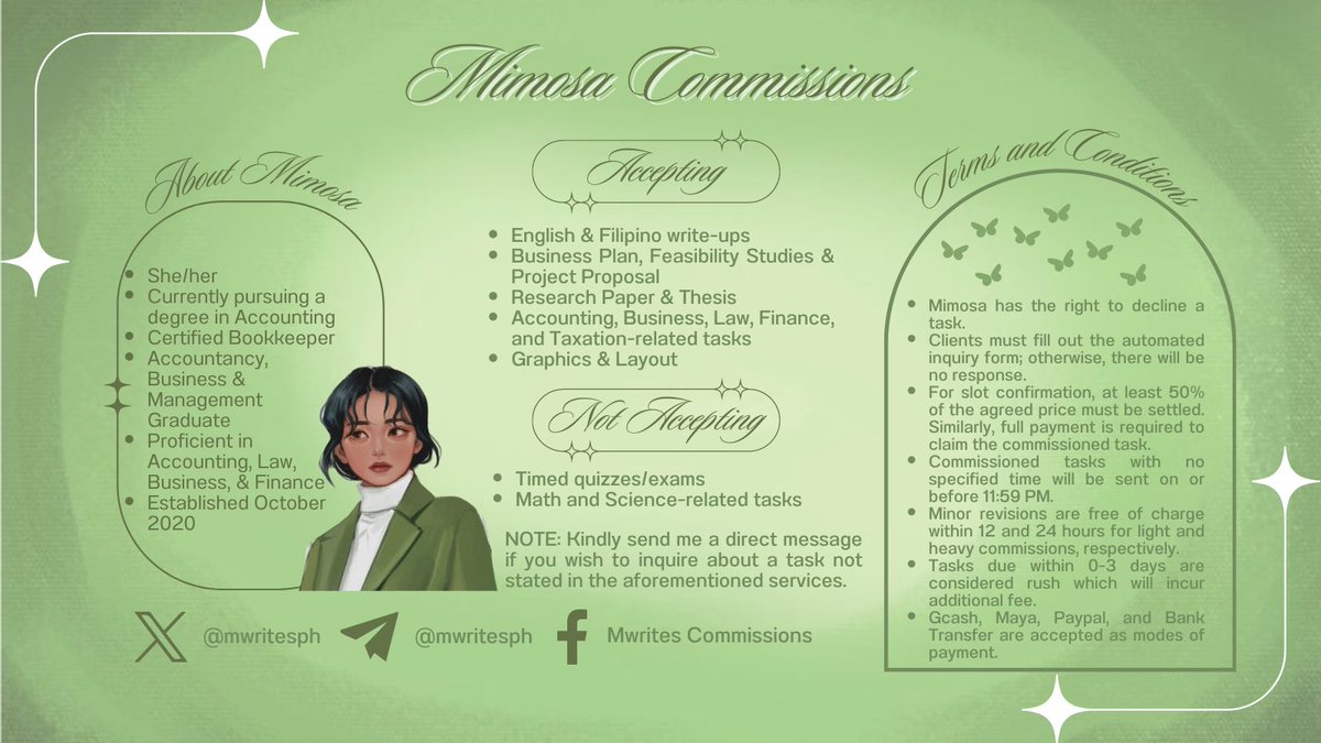 MIMOSA, CB, RCA (RESEARCH•THESIS•FEASIBILITY) tweet media