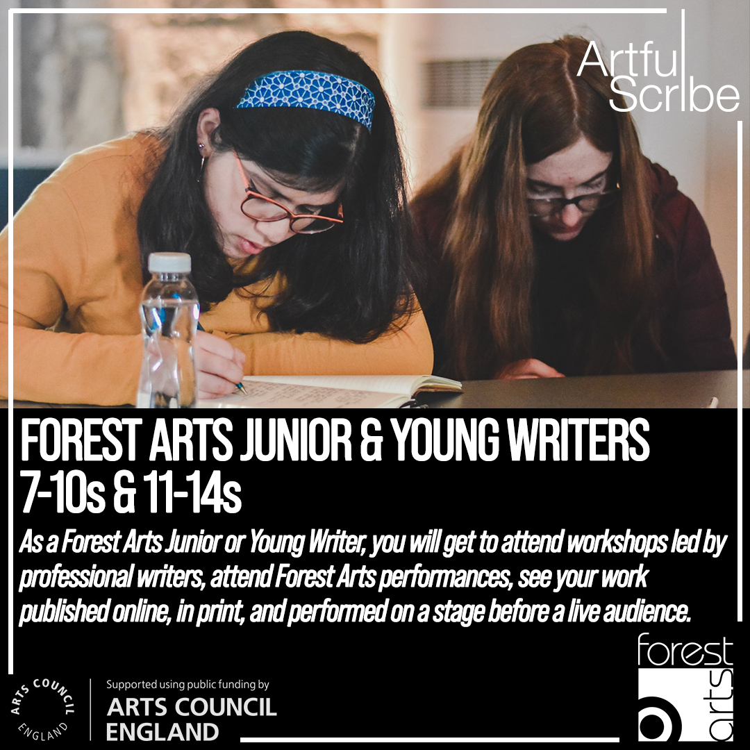Two new Young Writer groups for 7-10s &amp; 11-14s with <a href="/ForestArtsNM/">Forest Arts</a> <a href="/HantsCulture/">Hampshire Cultural Trust</a> are running on Saturdays from SEP 9th.

Booking now: forest-arts.co.uk/event/young-wr…

We'd appreciate the share to young writers &amp; teachers in New Forest area!