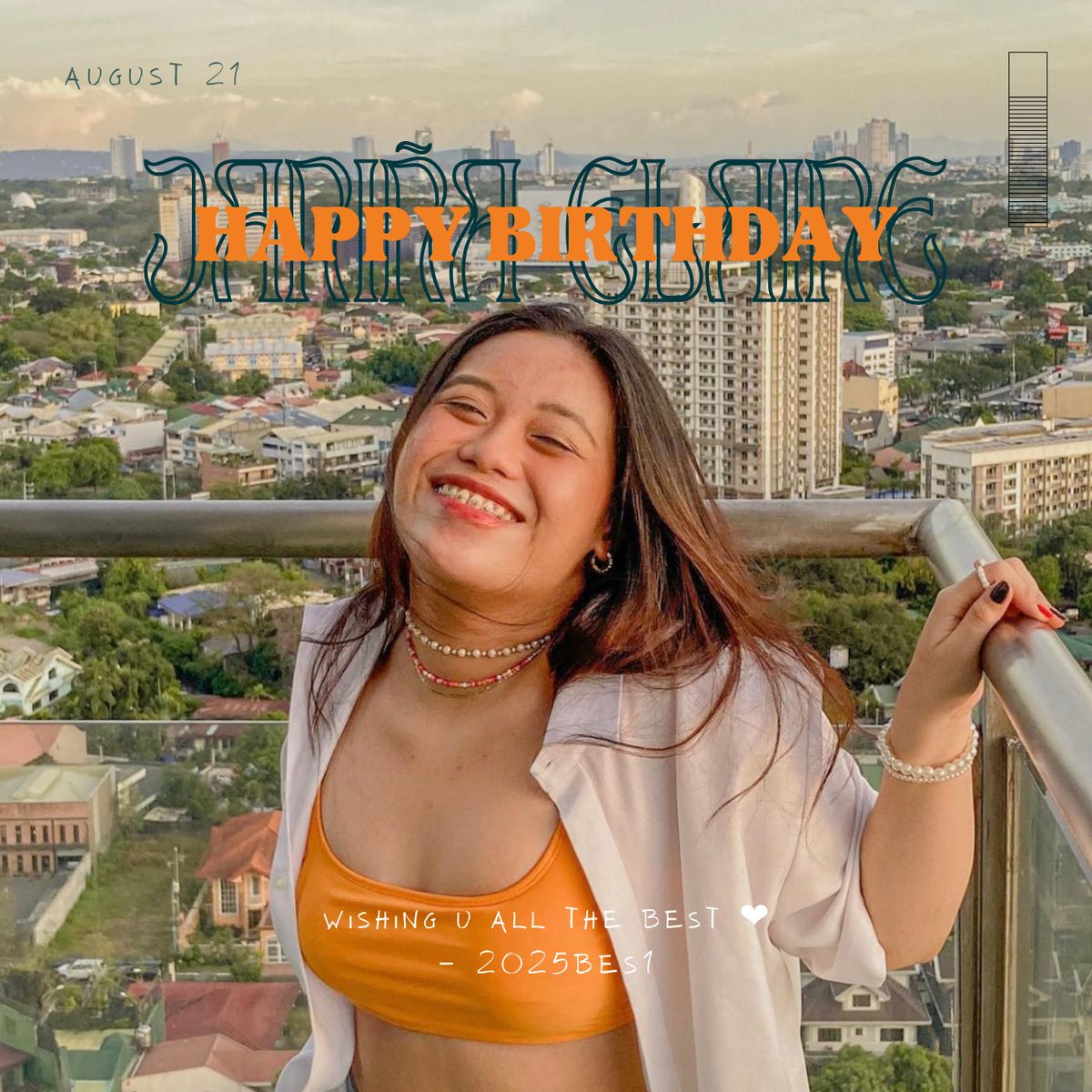 2025BES1's tweet photo. “To this beautiful soul, who is a true queen with the most genuine and most kind-hearted person we know, happy happy birthday! May your wishes and dreams come true. We are so grateful to have you as our friend. Cheers to 20! We love you! 😙🌸” - Maine

Happy @enyemwah  day ✨🤍 https://t.co/MMGCE1Tgrl