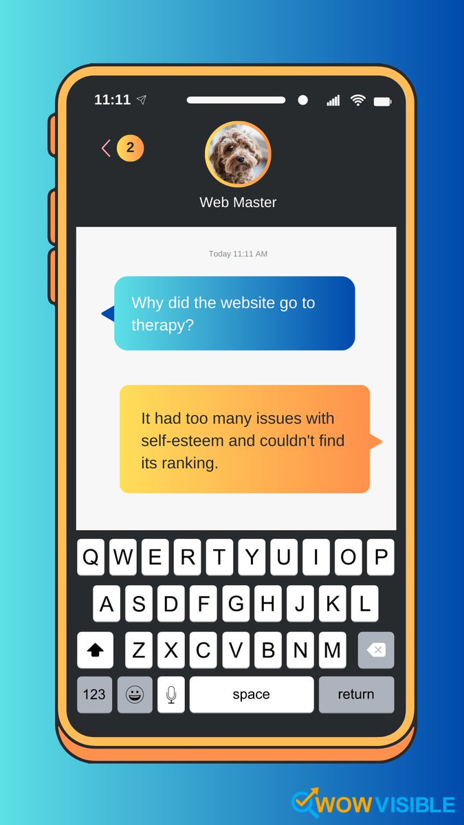 WowVisible's tweet image. If you have a website with too many issues, it's time for a therapy session. Even websites need a little self-esteem boost to find their rank in the world! 🌐💻 #WebsiteTherapy #DigitalHealing #CodeConfidence #RankingRecovery #SEOSupport