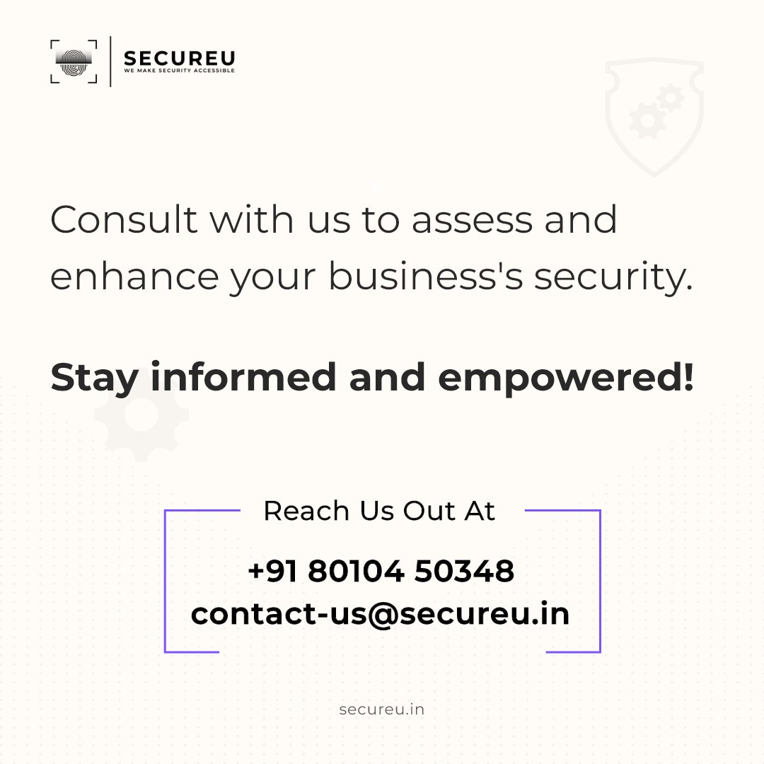 secureu_in's tweet image. For assistance or questions, contact us at +91 8010450348 / contact-us@secureu.in

🔒We empower organizations with tailored security solutions. 💪
#cybersecurityforbeginners
#cyberdefense #cybersecurity101
