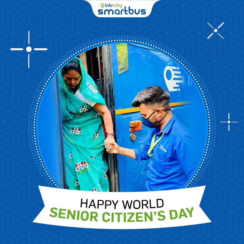 IntrCity's tweet photo. With the comfort and convenience of IntrCity SmartBus, we aim to make travel easier and more enjoyable for every generation.

#WorldSeniorCitizenDay #RespectElders #AgelessWisdom #InterGenerationalLove #IntrCity #SmartBus https://t.co/f87r0rFSS4