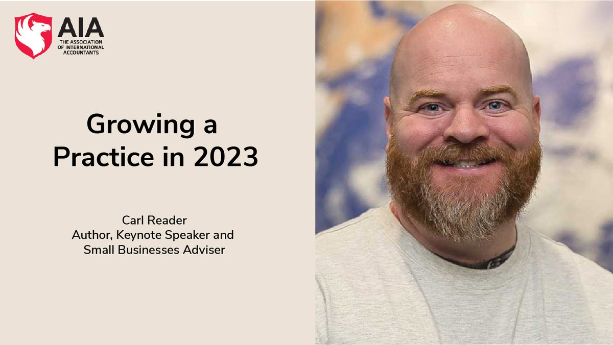Carl Reader (Author, Keynote Speaker and Multiple Business Owner) shares his experiences of how you can grow your practice and find unique ways to promote your firm.

Read the full article 👇
aiaworldwide.com/.../growing-a-…

#AIA1928 #accounting #accountants #accountancy #businessgrowth