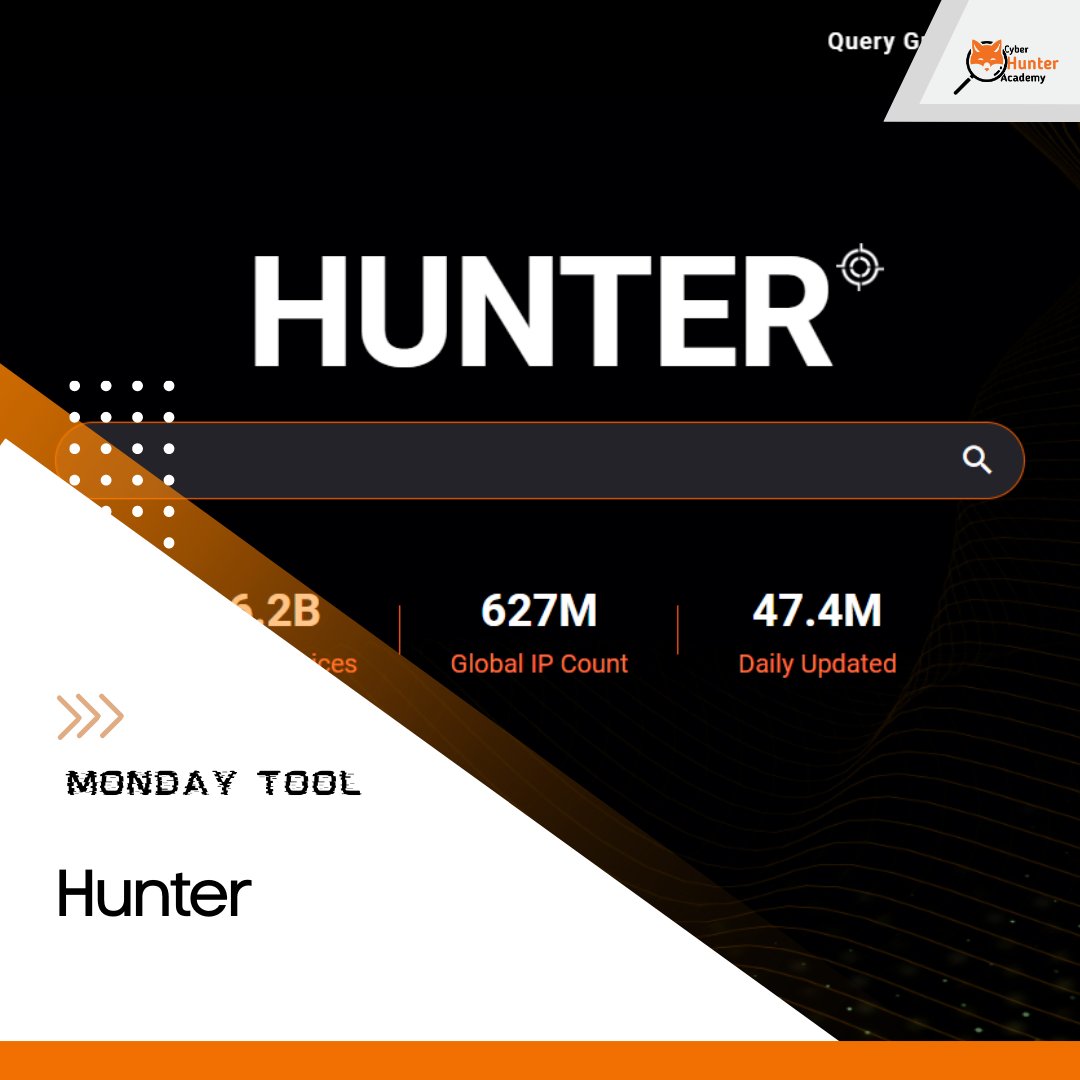 CyberHunterSec's tweet photo. Después del parón veraniego, volvemos con otra #MondayTool!!
Y lo hacemos con una pregunta: ¿Buscas una alternativa a Shodan?
Pues tenemos la herramienta que estabas buscando:
https://t.co/AGg6zX9Rrr
@huntermapping
#seguridad #cybersec #security https://t.co/JDgH1cdMf0
