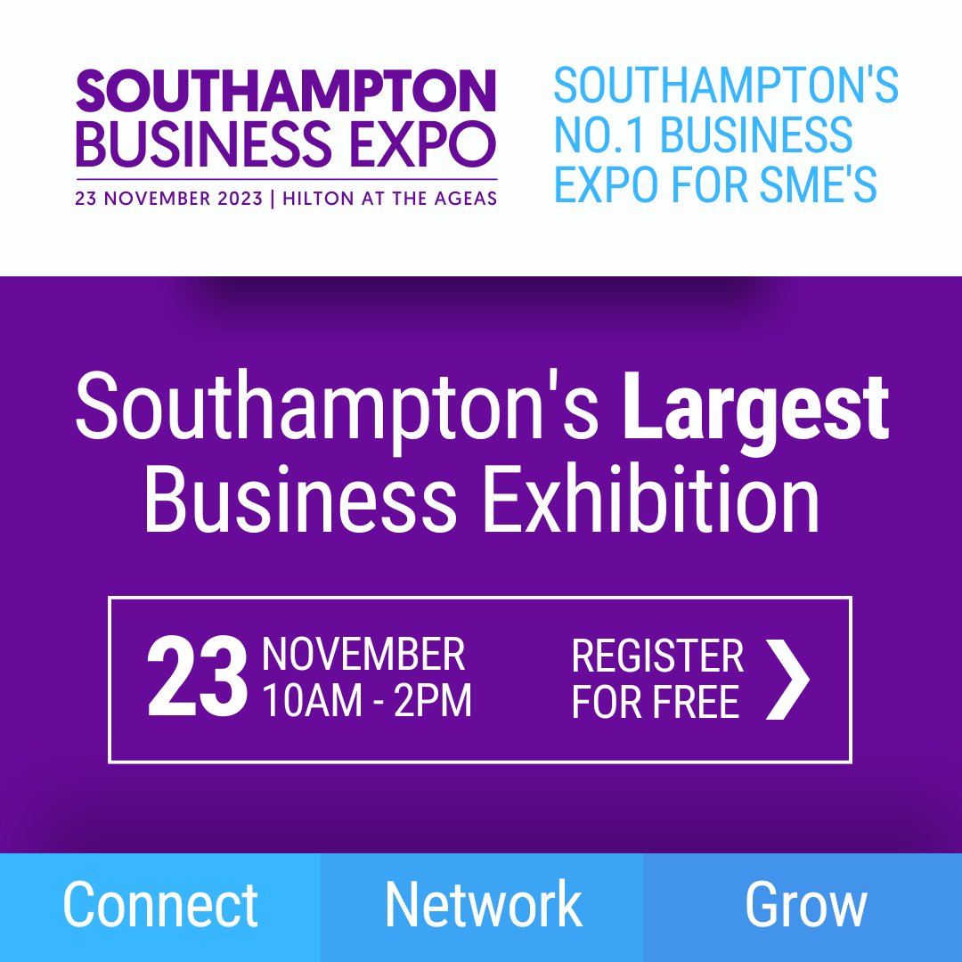 Whether you're looking for a local accountant or website designer in Southampton, find local businesses you can get to know, like and trust at the Southampton Business Expo on 23rd November! 🔍 b2bexpos.co.uk/event/southamp… #BuyLocal