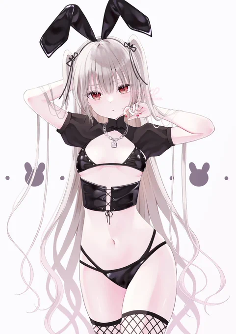 #バニーの日 エナメルっぽい質感がお気に入りの1枚 