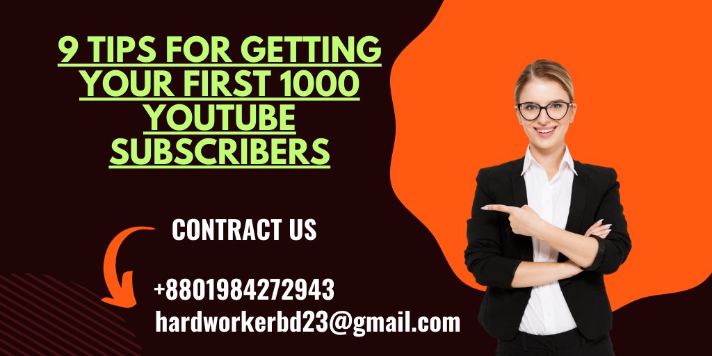 Hard Worker BD (@hardworkerbd) on Twitter photo π Want to hit that magical 1K YouTube subscriber milestone? Here are 5 Pro Tips: 1οΈβ£ Create engaging content 2οΈβ£ Consistency is key 3οΈβ£ Connect with your audience 4οΈβ£ Optimize for SEO 5οΈβ£ Collaborate with fellow creators! #YouTubeGrowth #1KSubscribers #ContentCreators #YouTubeTips π Want to hit that magical 1K YouTube subscriber milestone? Here are 5 Pro Tips: 1οΈβ£ Create engaging content 2οΈβ£ Consistency is key 3οΈβ£ Connect with your audience 4οΈβ£ Optimize for SEO 5οΈβ£ Collaborate with fellow creators! #YouTubeGrowth #1KSubscribers #ContentCreators #YouTubeTips