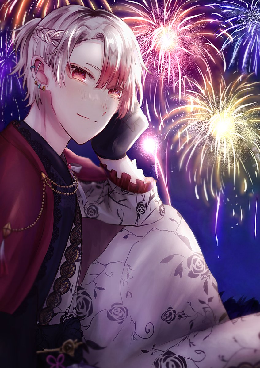 yu_ugumo's tweet photo. 🥀花火🎇
 #あくねこ_FA 
 #aknk_FA https://t.co/MP3bs9QQ6U