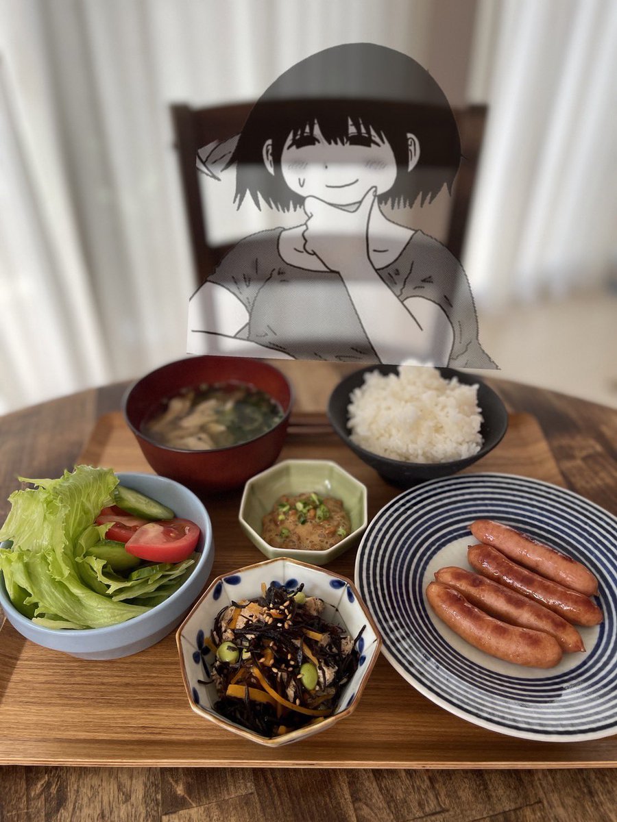 1girl food rice bowl table indoors solo  illustration images