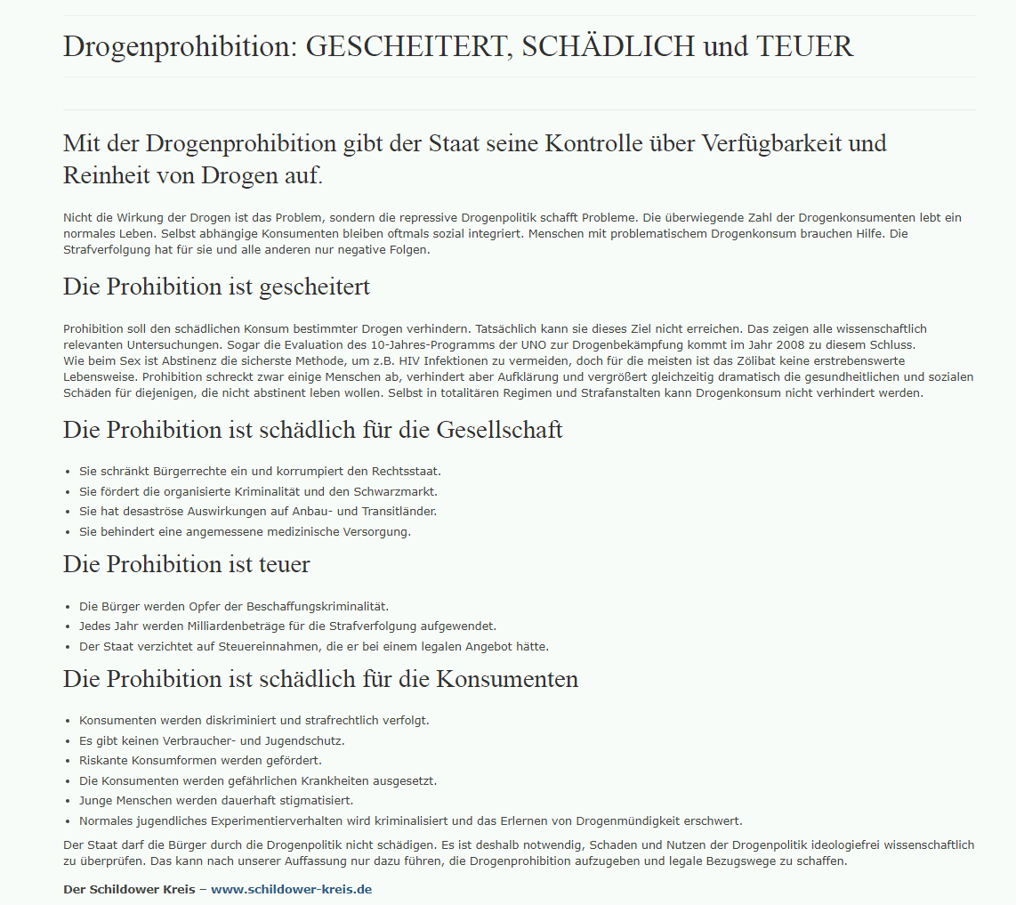 woewe59's tweet photo. @D_Harapat Total irre ist das jetzige #Drogenverbot; es schützt die Gesundheit der Bürger nicht. Es verhindert Jugend- und Verbraucherschutz, kriminalisiert die Konsumenten, stärkt den Schwarzmarkt.
#EMCDDA #SchildowerKreis https://t.co/I3uFLo6EPT