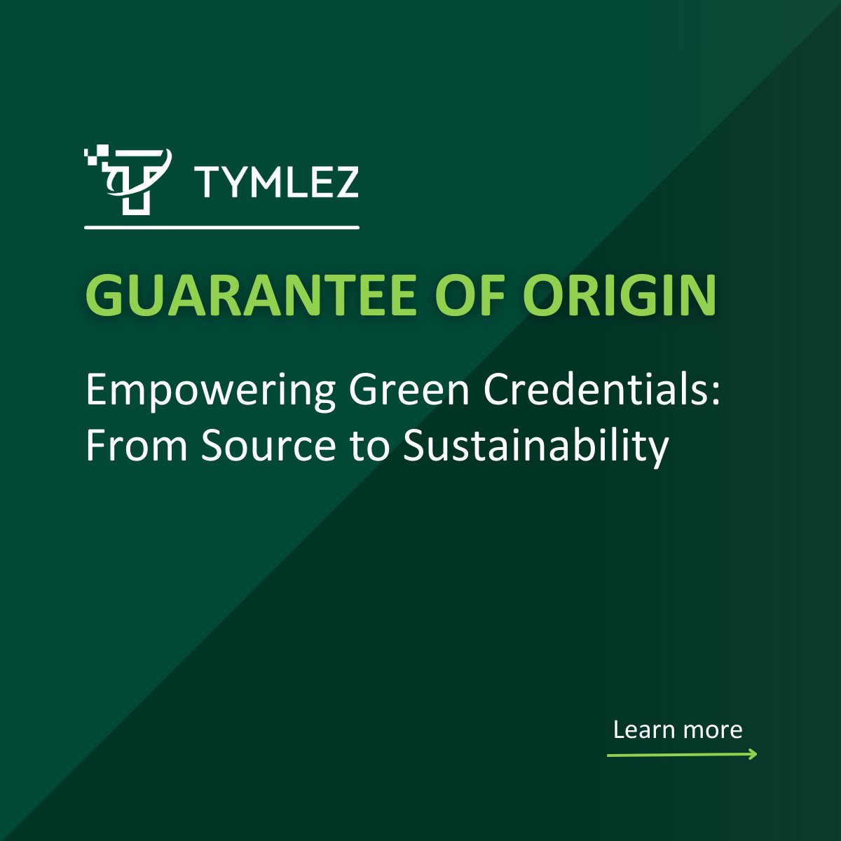 NoviqTech_'s tweet photo. Discover how #TYMLEZ's Guarantee of Origin makes your green path transparent & traceable. 🔍
Join the green verification revolution! ⬇️ https://t.co/7jpzouwDQV
#Transparency #Sustainability #ClimateAction #GreenTech #CarbonFootprint #Innovation #CarbonNeutral #GreenEconomy https://t.co/ax9rtLHHTW