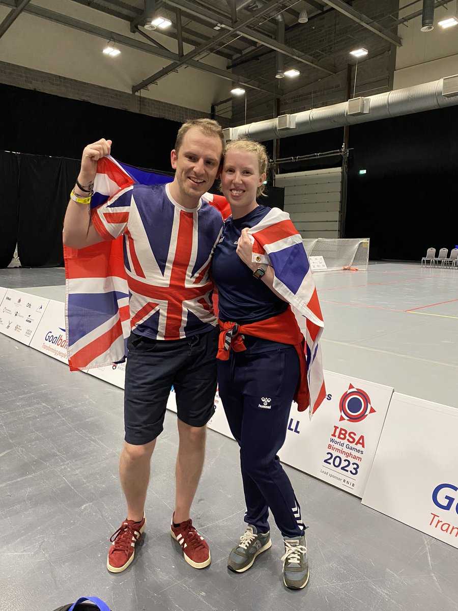Here we go! #IBSA World Games 2023🇬🇧 Day 2 of #Goalball supporting the <a href="/GoalballUK/">Goalball UK</a>  GB Women and Men! Let’s go GB, let’s go! 👏👏 <a href="/IBSABlindSports/">IBSA</a> <a href="/RNIB/">RNIB</a> <a href="/C4Paralympics/">C4 Paralympics</a> <a href="/ParalympicsGB/">ParalympicsGB</a> <a href="/BritBlindSport/">British Blind Sport</a> #goalball @GeorgieGoalball <a href="/smithson_meg/">Meg 👑</a>