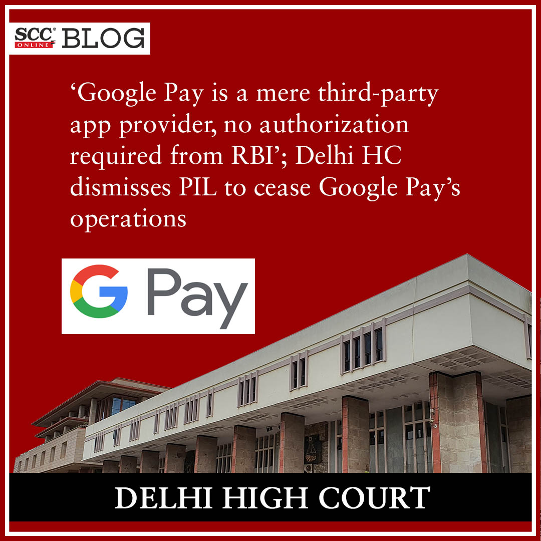scconline_'s tweet image. 'Google Pay is a mere third-party app provider, no authorization required from RBI'; Delhi HC dismisses PIL to cease Google Pay's operations
scconline.com/blog/post/2023…

#DelhiHighCourt #authorization #GooglePay #npci #UPI #reservebankofindia #GPay #GooglePayIndia #scconline #SCC