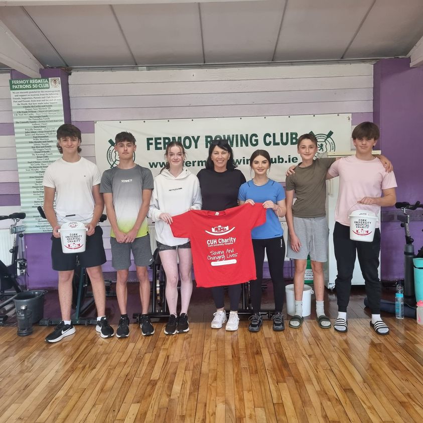 Fermoy Rowing Club members supporting the Yoga Fundraiser in aid of CUH Breast Cancer Services this weekend #fundraiser