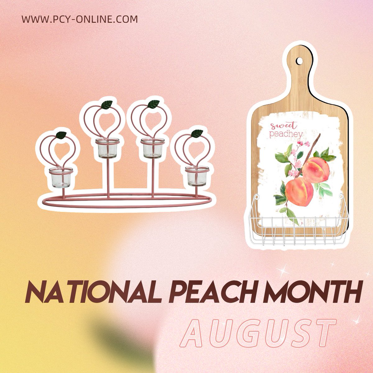 Just Peachy Decor!🍑🍑🍑

We offer peach-inspired accents to bring warmth and charm to your home decor. Click the bio link to visit the PCY Expo.

#PeachMonth #peachdecor  #justpeachy #August #homedecor #wholesalers #tradeshow #tradefair #onlineshopping #b2bevents #b2b